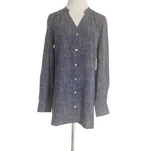 NEW Seraphine Size 4 Top Blouse Button Down Nursing Friendly Maternity